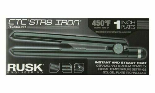 Rusk CTC STR8 Professional Flat Iron 1'' (25mm) NEW