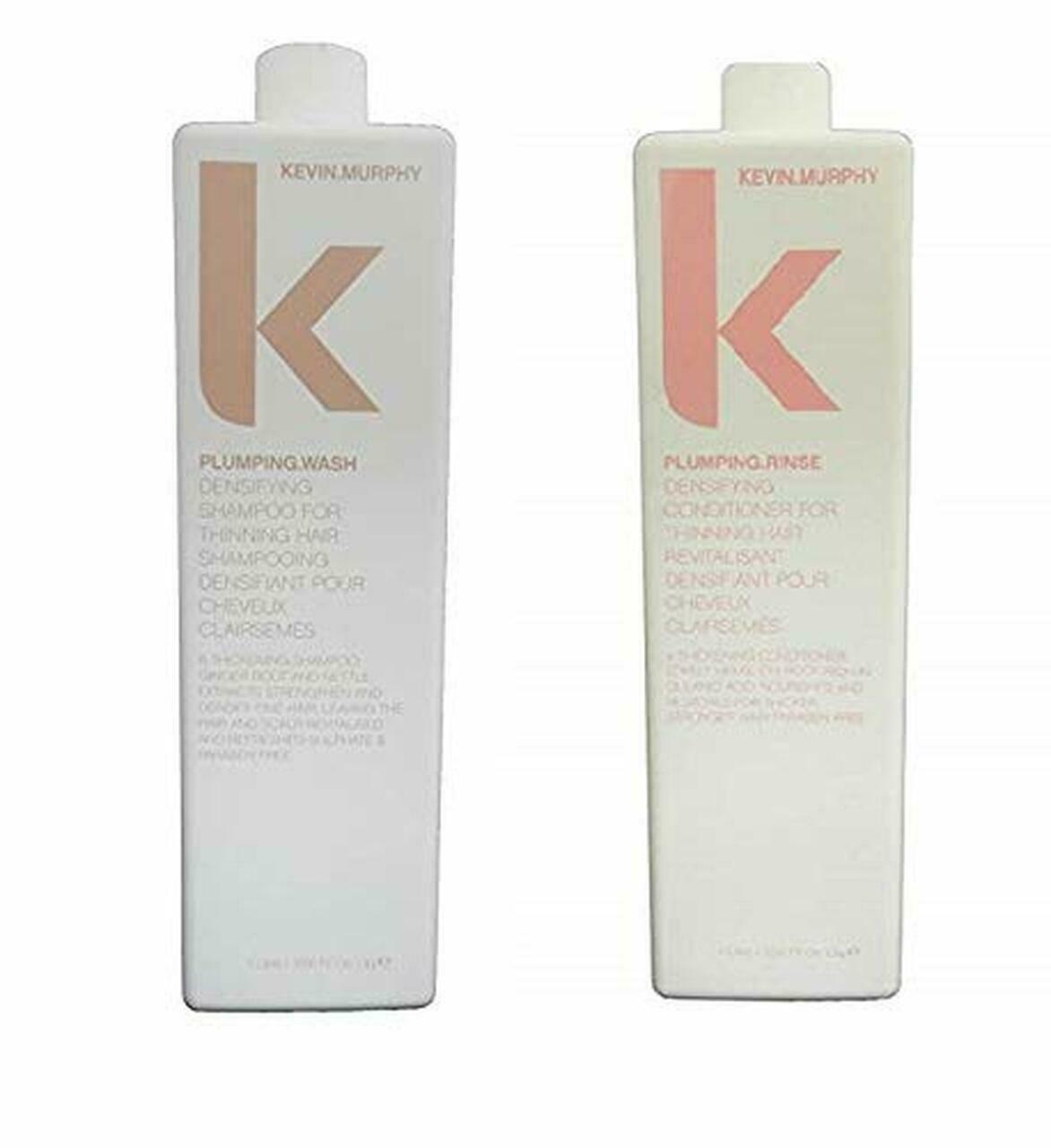 Kevin Murphy Plumping Wash & Conditioner 33.6 Oz LITER SIZE DUO