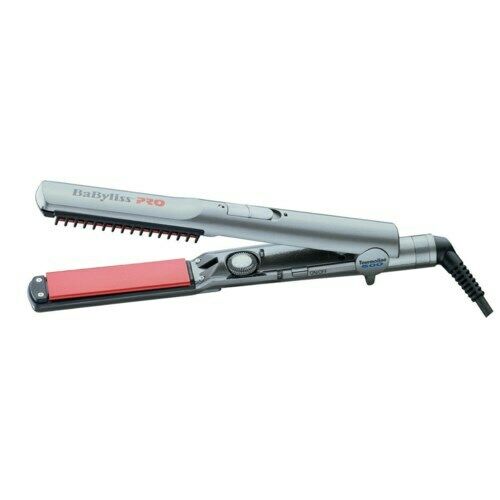 BaByliss Pro Tourmaline Ceramic & Ryton Lockable Flat Iron, BTM2655C, 1" NEW