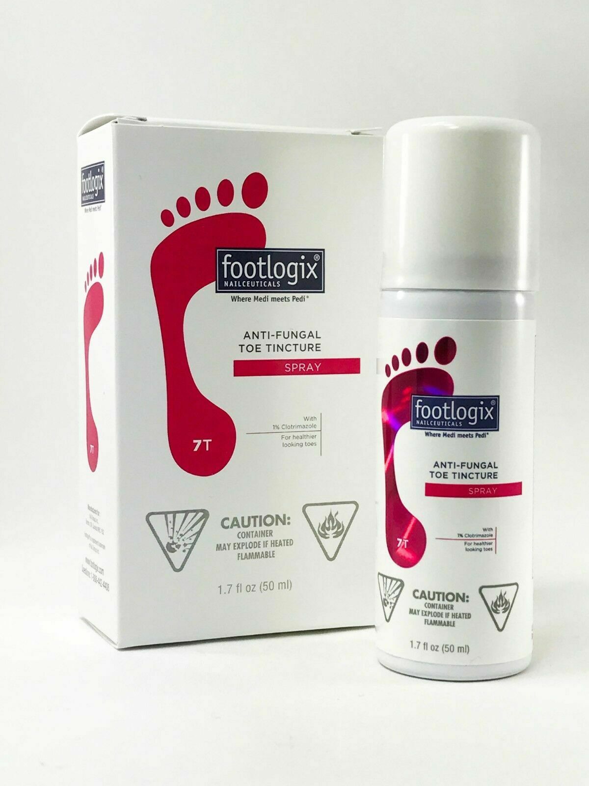 FOOTLOGIX Anti-Fungal Toe Tincture Spray 50ml. 1.7oz